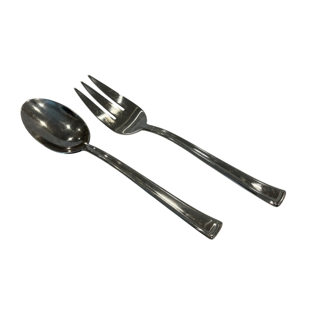 Dansk Orion Stainless Steel Serving Set Fork Spoon 18/10โ Hostess Gloss